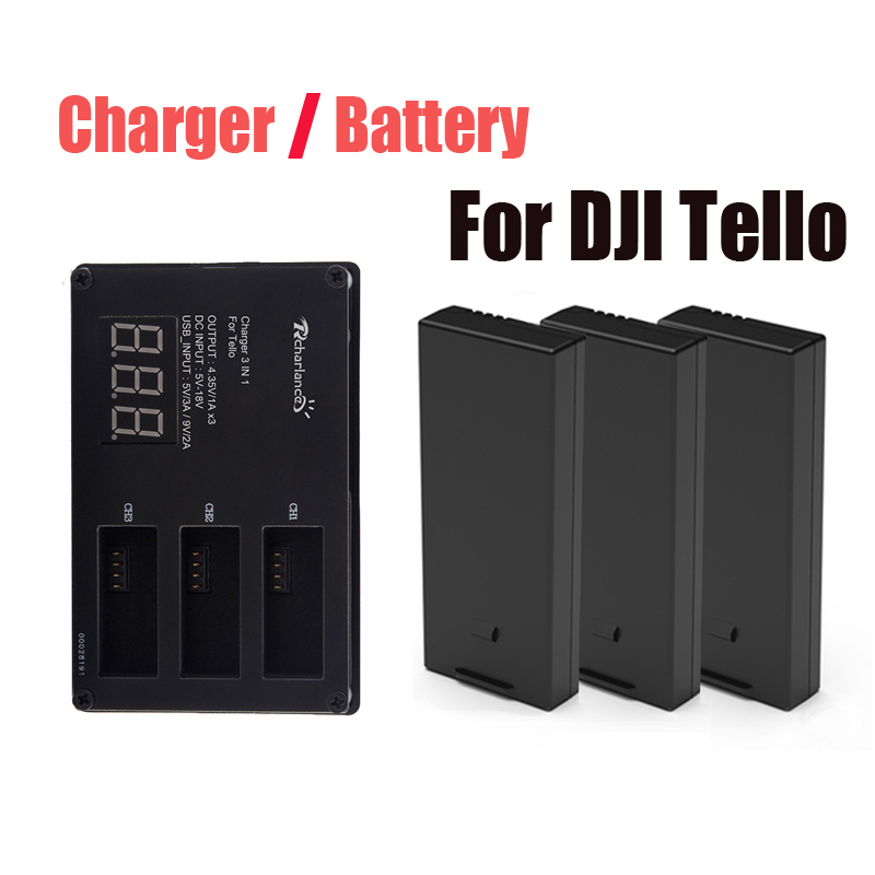 Drone Battery Balance Charger - 기존 DJI Tello 배터리/드론 Tello 배터리